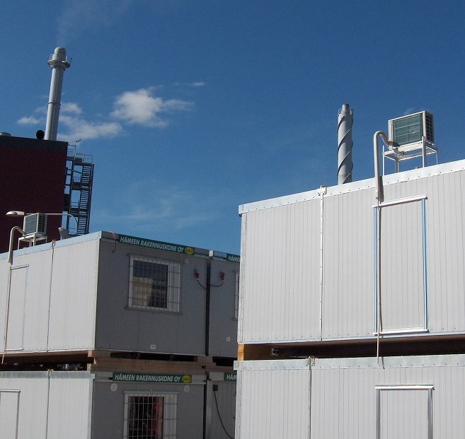 Fira työmaatoimiston jäähdytys