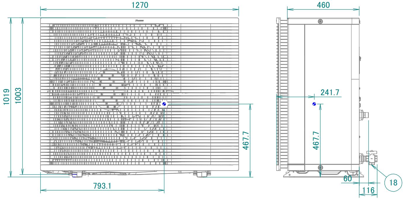 Altherma EPRA18 ulkoyksikkö