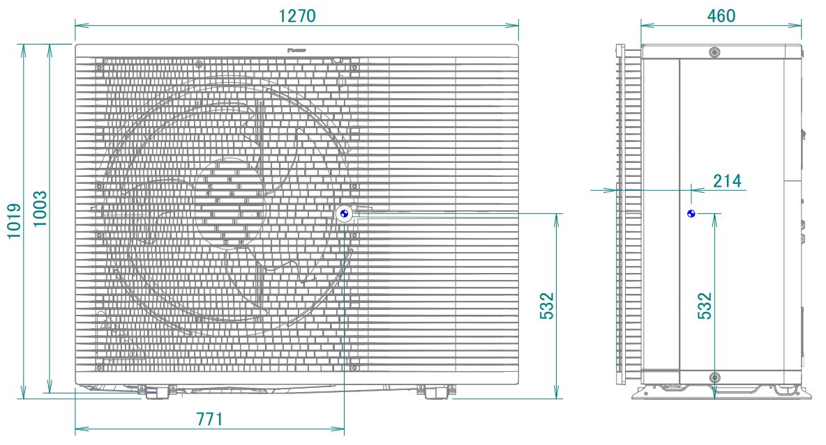 Altherma ERRA12 ulkoyksikkö